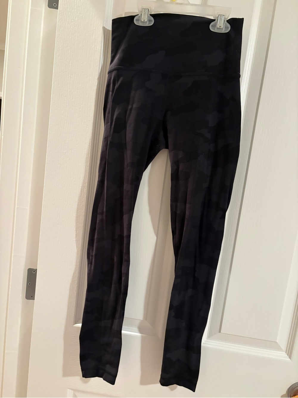 LuluLemon Black Camo High-Waist Leggings